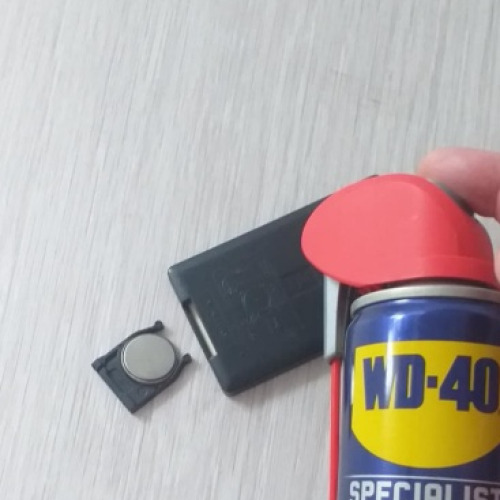 Elemcsere távrányítóban wd40