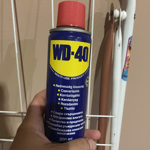 Ruhaszárító karbantartás WD40-el