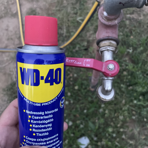 Csap karbantartás WD40-el