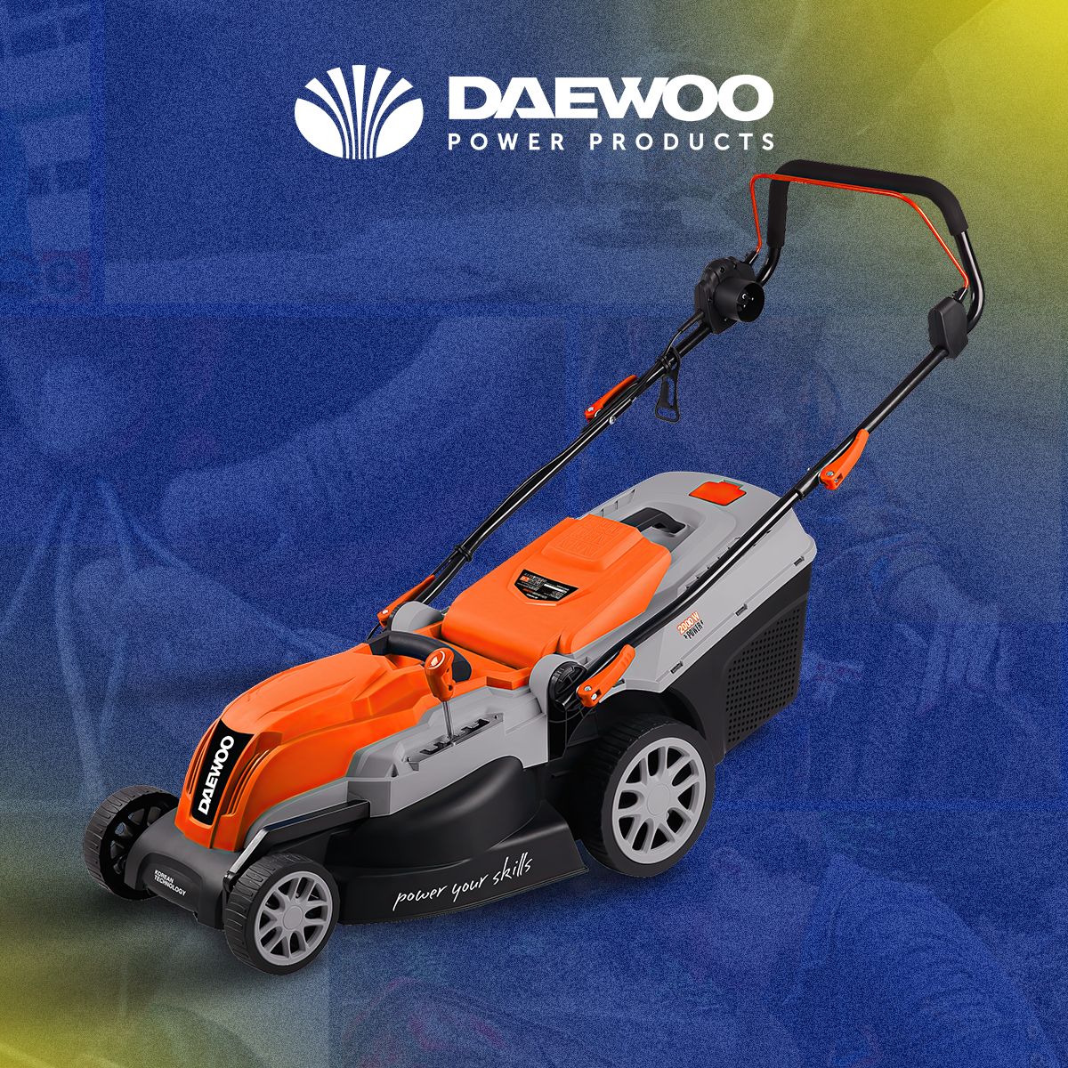 DAEWOO elektromos fűnyíró 