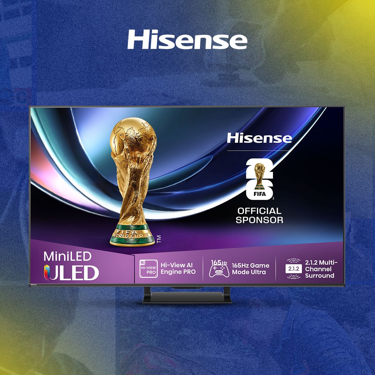 Hisense 55'' U7Q PRO | ULED MiniLED Smart TV 4K 165 Hz (55U7Q PRO)